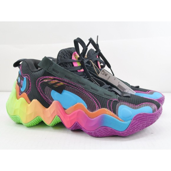 Adidas Exhibit B Candace Parker Size 8.5 Basketball Shoes GZ9565 Multi Color NEW - Picture 1 of 9